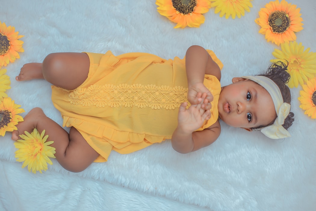 Sunflower baby